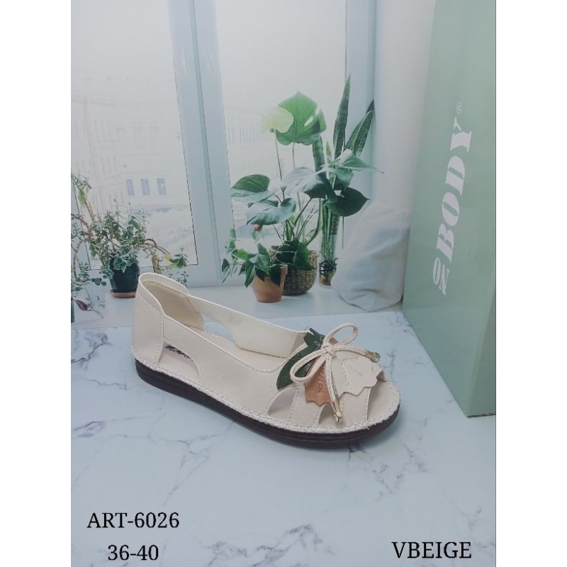 SEPATU FLAT IMPORT WANITA NOBODY 6026