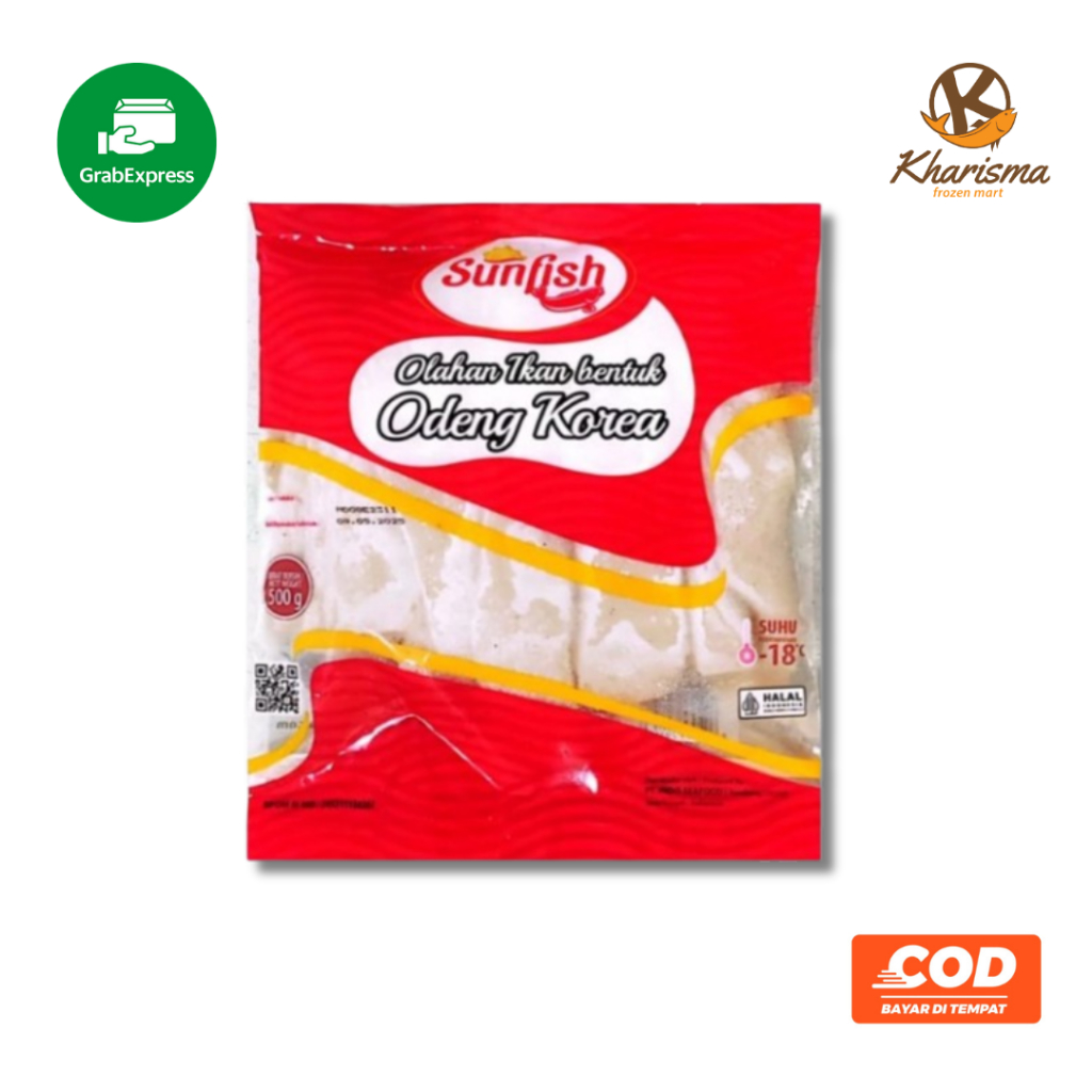 

(Khusus Padang) Sunfish Odeng Korea 500g Halal Makanan Frozen Food