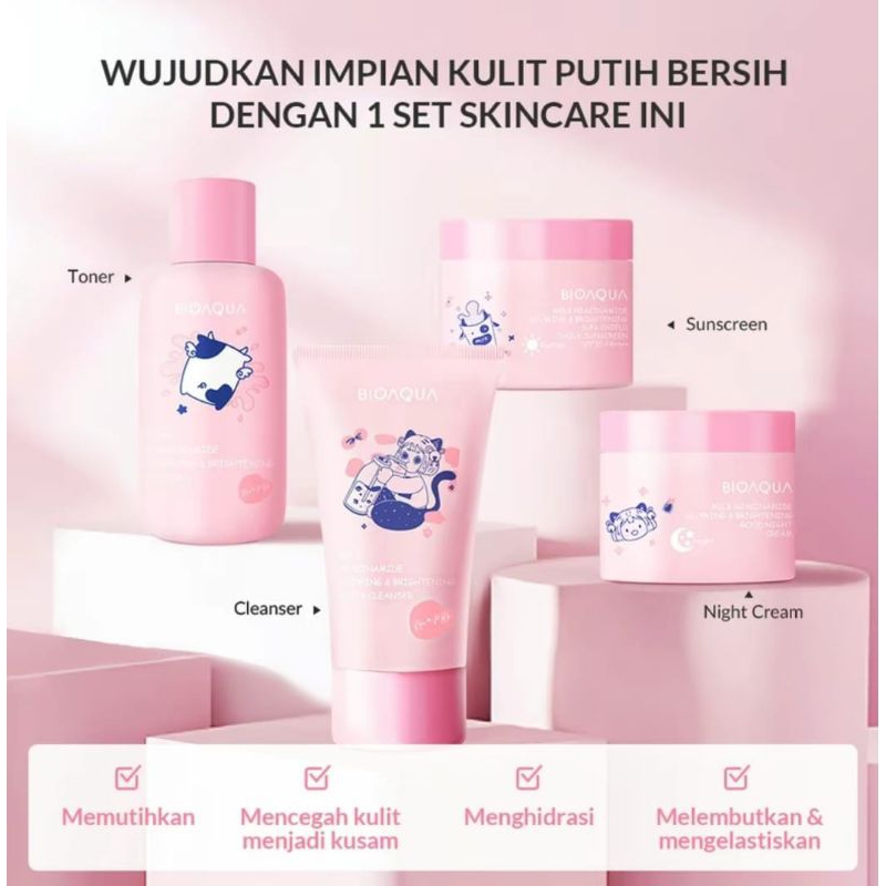 SPECIAL VOUCHER BIOAQUA Milk Niacinamide Glowing