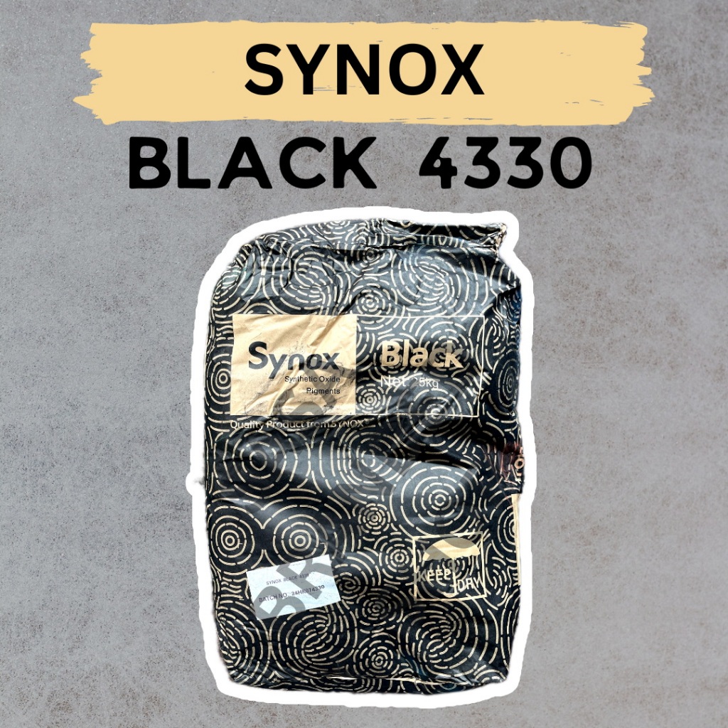 Pewarna / Iron Oxide / Pigment / Oker / Verf - Synox / Synthetic Oxide Pigment 25KG - Black 4330