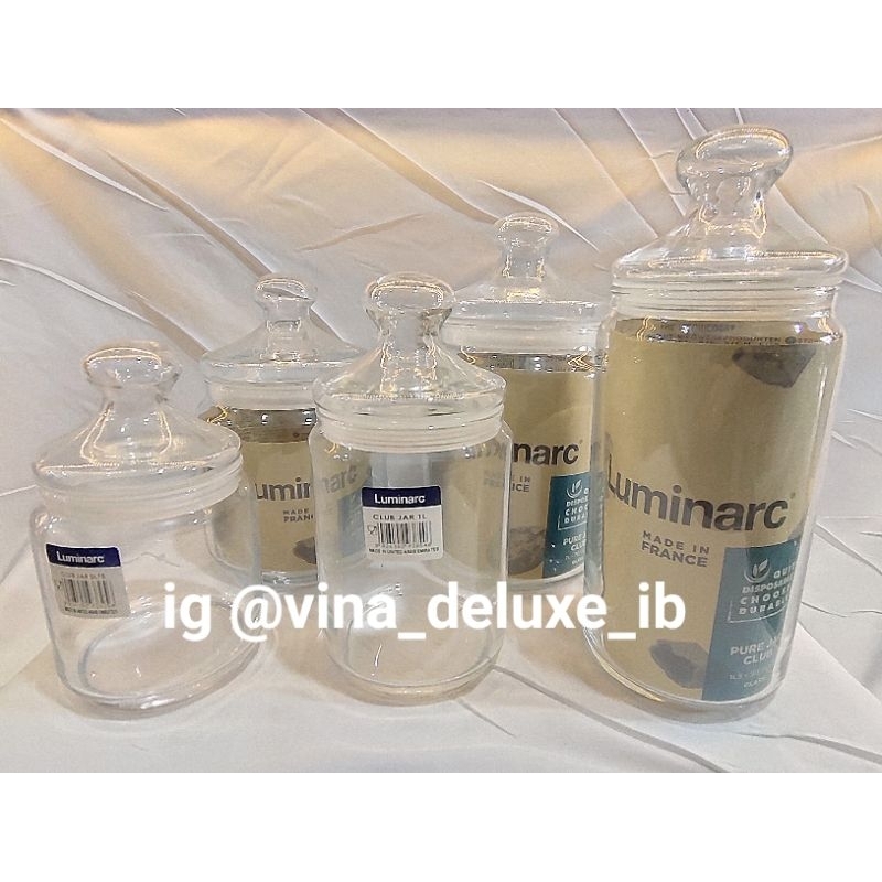 Toples Luminarc 750ml, 1liter, 1.5liter, 2liter (per satuan)