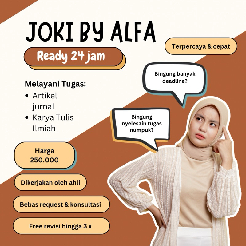 Joki Artikel jurnal & Karya tulis ilmiah