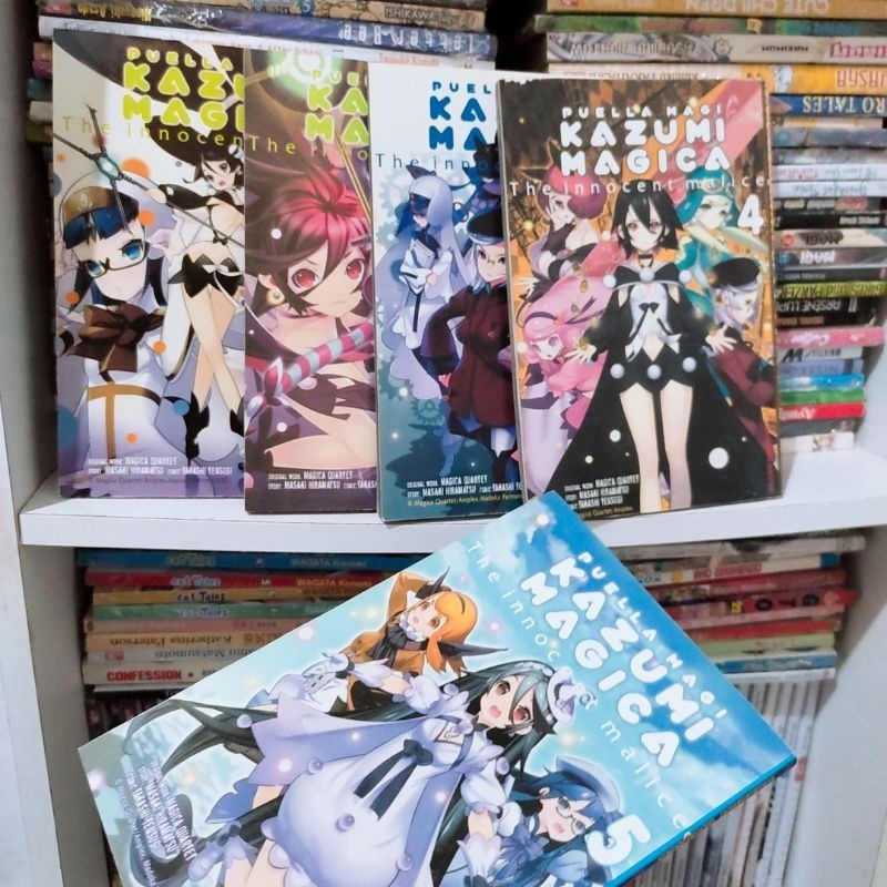 komik puella magi kazumi magica the innocent malice vol 1-5 set preloved langka
