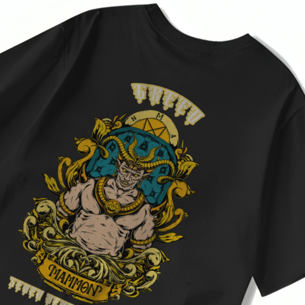 GREED T-Shirt/ Seven deadly sins/ kaos pria distro/ Revenge Hunter / Free Sticker / Mammon