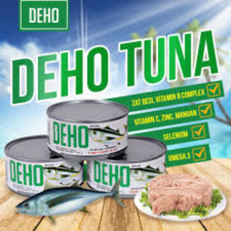 

Deho Tuna in Oil / Ikan Tuna Kaleng 180gr - HALAL