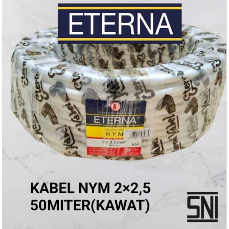 Kabel ETERNA 50meter NYM 2x2,5