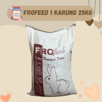 Fro Feed 1 ZAK 25 KG Makanan Kelinci / Pelet Kelinci FROFEED 1 KARUNG (25kg) OJOL