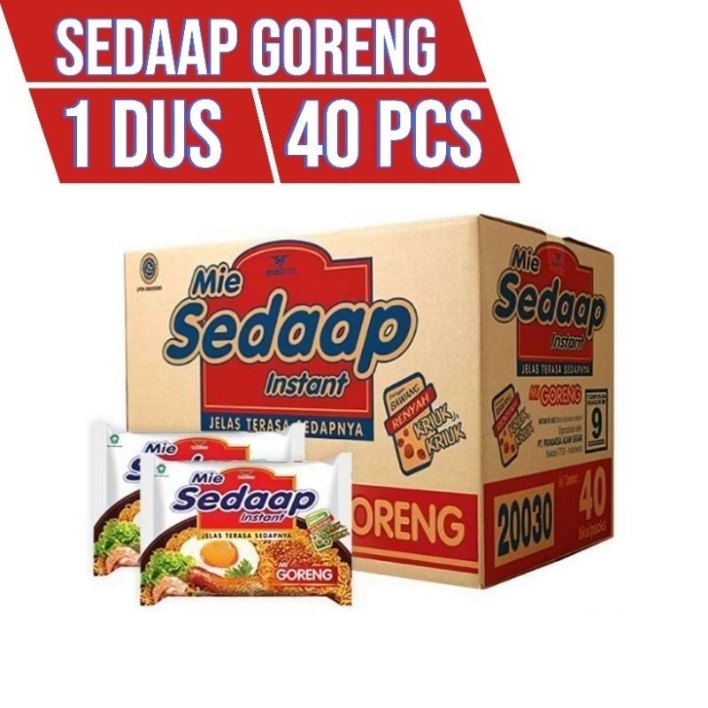 

[TERMURAH] SEDAAP GORENG HARGA PERKARTON ISI 40