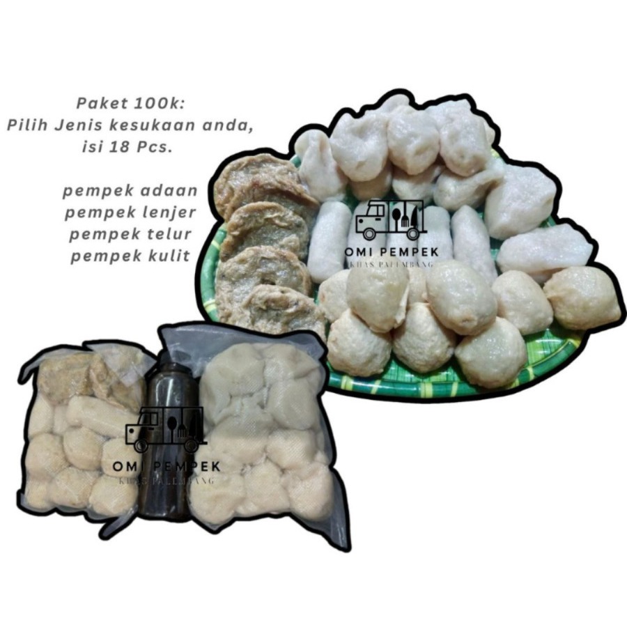 

PEMPEK PELEMBANG 18 pcs bisa MIX atau Request per jenis. Mohon untuk membaca diskripsi | PEMPEK PALEMBANG