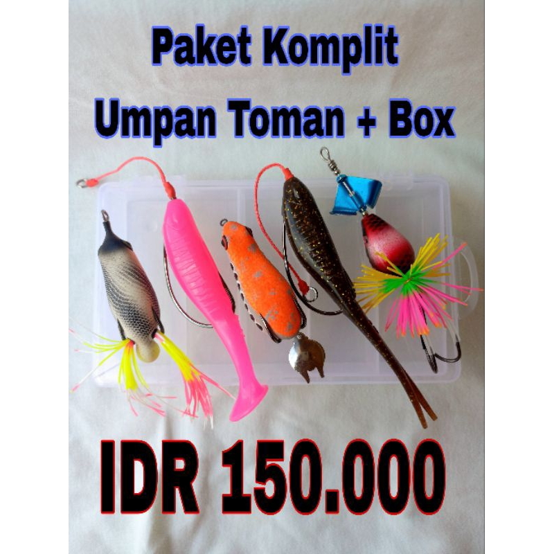 Paket umpan casting Toman