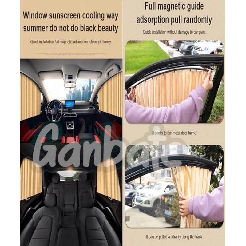 TERBARU 4PCS TIRAI MOBIL GORDEN MOBIL SIGRA CALYA MAGNET SUN SHADE