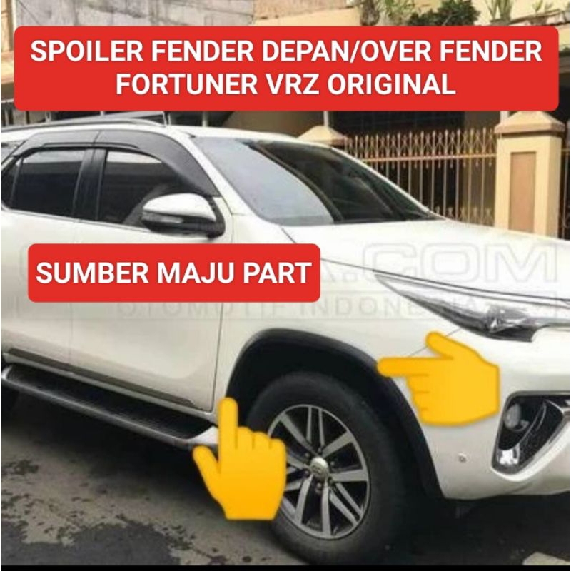 SPOILER FENDER DEPAN - OVER FENDER DEPAN FORTUNER VRZ ORIGINAL