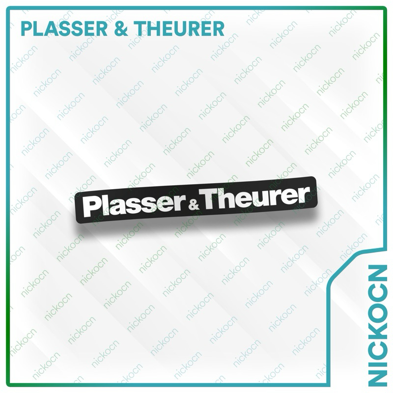 

Stiker Logo Plasser & Theurer