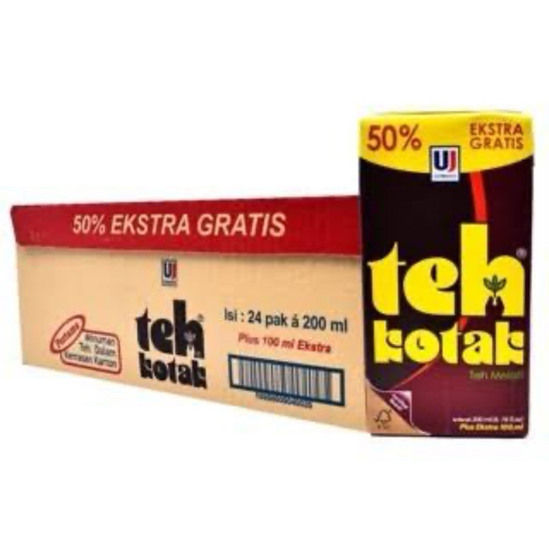 

Teh Kotak Jasmine Tea Reguler 300 ml ( 1 dus x 24 pcs )