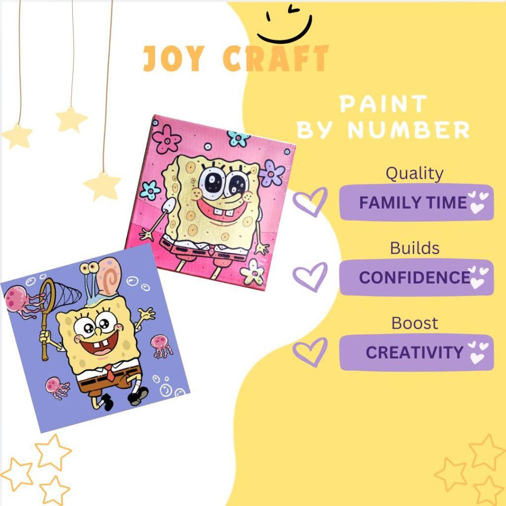 

JoyCraft Paint by Number DIY Painting Kit Number Painting Series 4