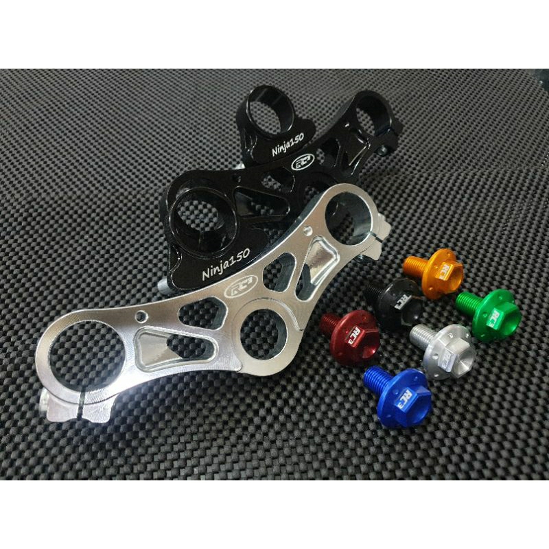triple clamp segitiga atas RC3 ninja150 RR ZX