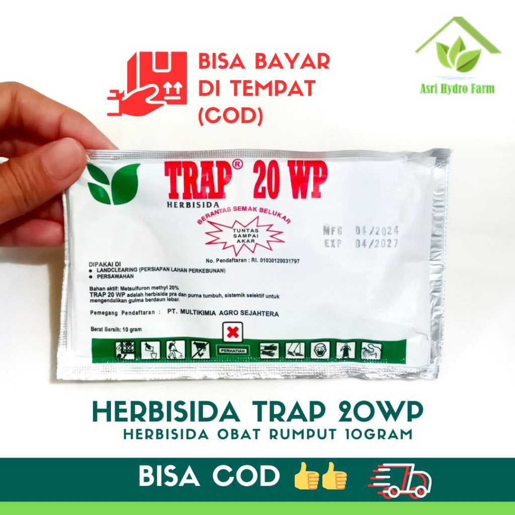 Herbisida Trap 20 WP KEMASAN 10 GRAM