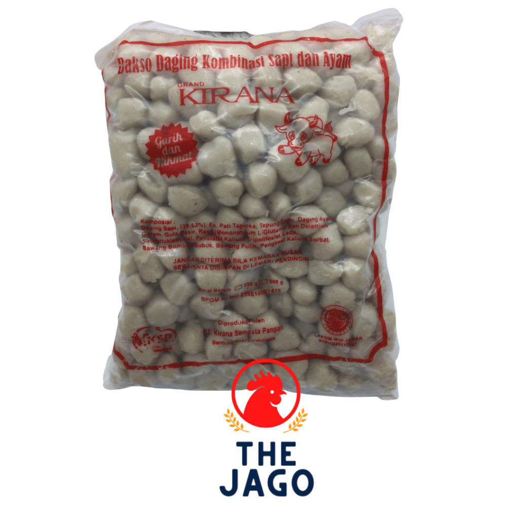 

Bakso Kirana Mini Mutiara Kecil Kemasan 500gr Bakso Kecil Untuk Sup Sayur Sop dan Capcay