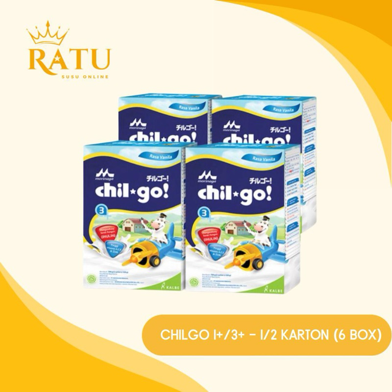 

6 Box - CHIL GO POWDER 1+/3+ (660 gram) - 1/2 Karton isi 6 Box