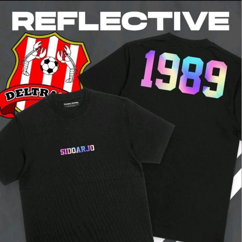 KAOS DELTRAS SIDOARJO 1989 LOGO PELANGI // SIDOARJO