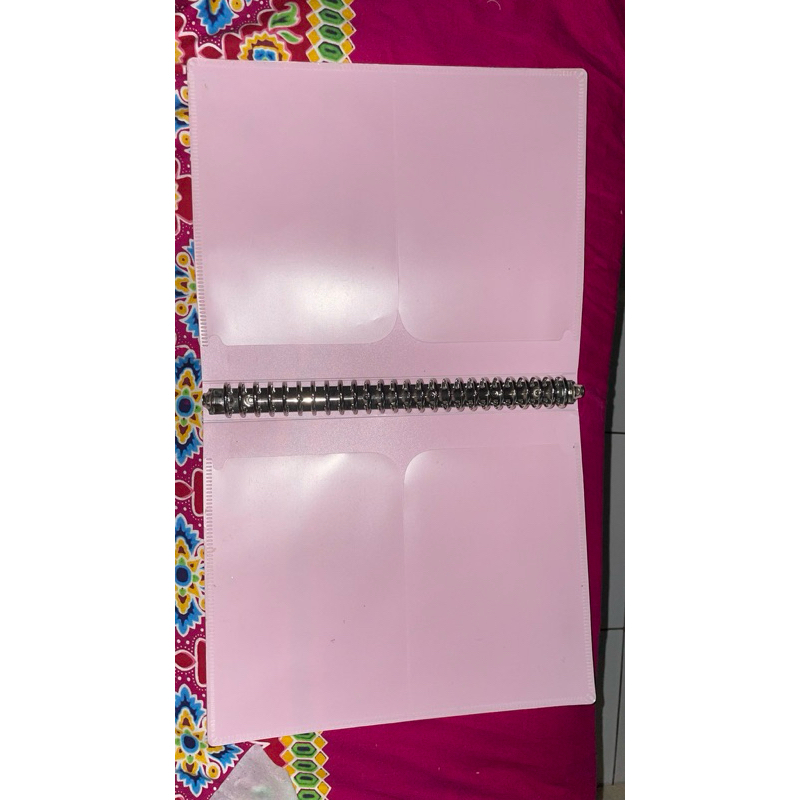 

binder pink&transparan