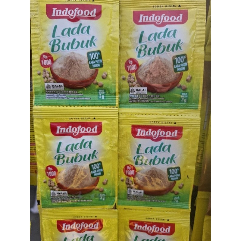 

lada bubuk indofood isi 12pc free 12 pc