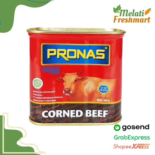 

Pronas Kornet Daging Beef 340gr & 198gr - Melati Freshmart