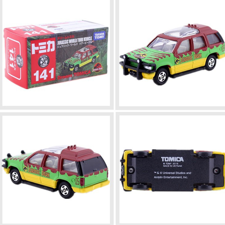 Tomica Takara Tomy Dream 141 Jurassic World Tour Vehicle Car Rare