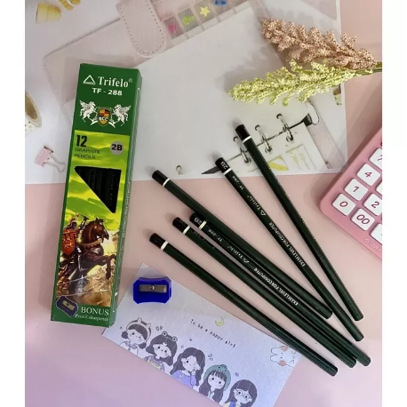 

Pensil Kayu Trifelo 2B Komputer Graphite Pencils