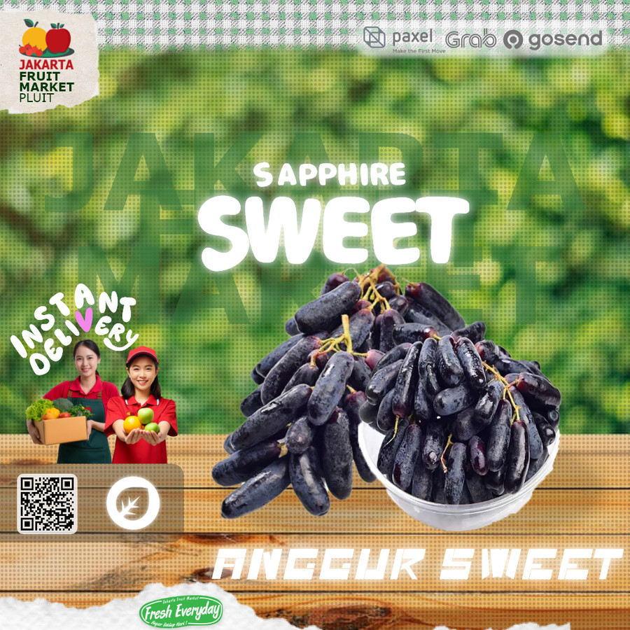 

BUAH ANGGUR BLACK SAPPHIRE fresh grape
