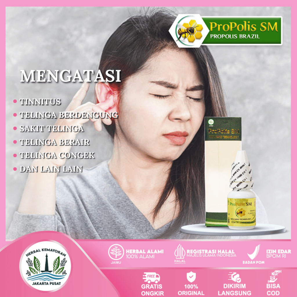 Obat Telinga Berdengung Tinnitus Telinga Budeg Sebelah Telinga Conge Berair Obat Tetes Sakit Telinga