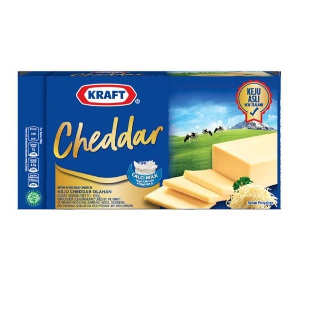 

kraft cheddar cheese 150gr