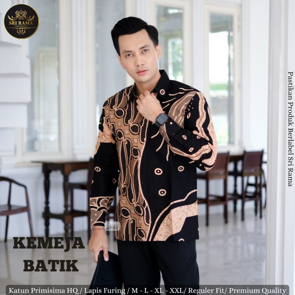 Satya Batik Pria Lengan Panjang by Batik Sri Rama