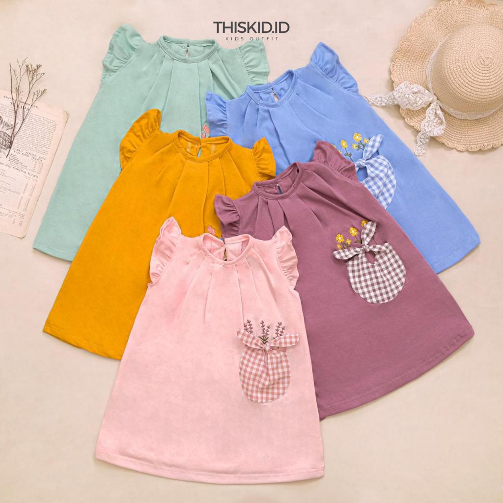 Haura Dress // dress anak perempuan / dress kaos / dress lucu / baju anak lucu / baju anak
