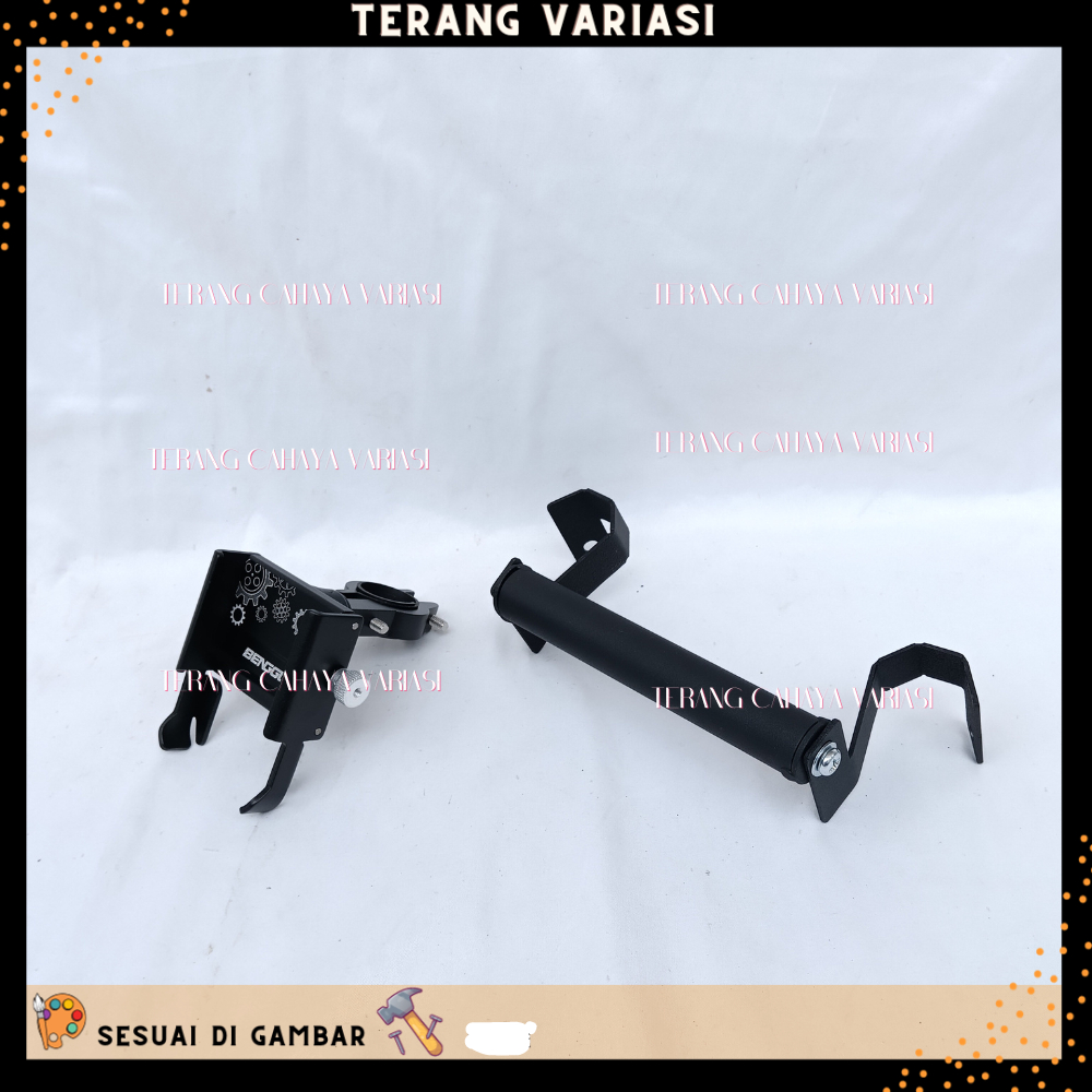 PAKET HOLDER GPS HP CBR 250 RR PHONE HOLDER BG ALUMUNIUM STANG MOTOR BRAKET BRACKET BREKET HOLDER HA