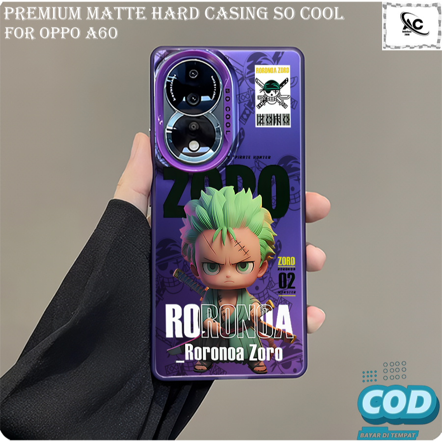 SC301 Casing Zoro For OPPO A60 Phone Case Shockproof Shell Protection Anti Fingerprint IMD
