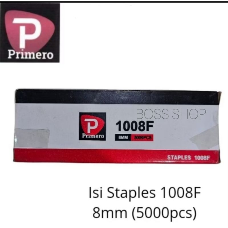 

Isi Staples 1008F (5000) PRIMERO/Paku tembak Staples 1008F Primero/Isi Refill Staples 1008F Primero 100% ORIGINAL