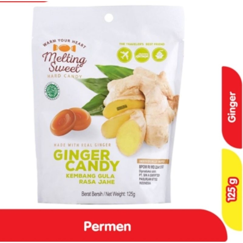 

Melting Sweet Ginger Candy 125g Kembang Gula Rasa Jahe Permen Jahe Spesial Jahe Permen Candy Ginger