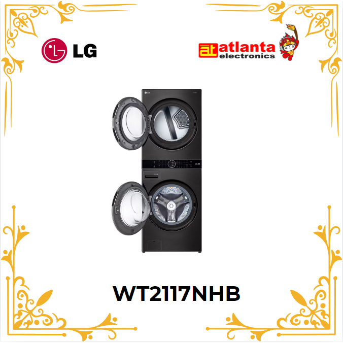 WT2117NHB LG WashTower™ 21kg/17kg