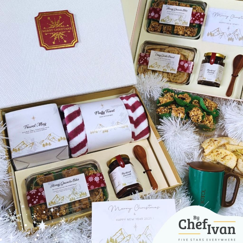 

NOEL Christmas Hampers Hadiah Natal Healthy Snack Corporate Gift Souvenir By Chef Ivan