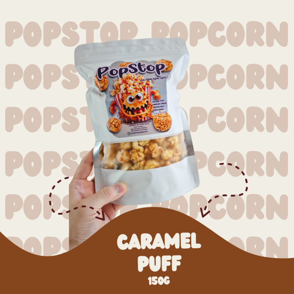 

Popstop Popcorn Caramel Puff - 150 g