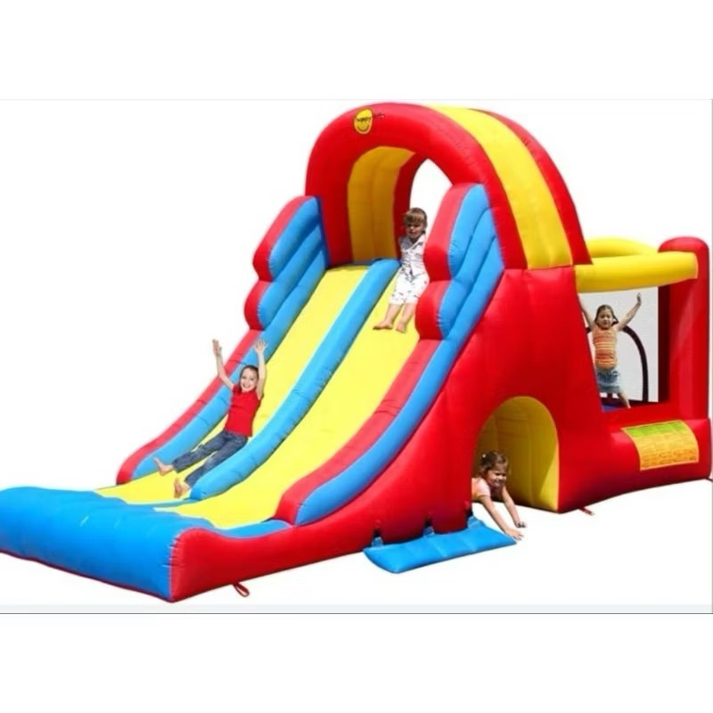 SUPER JUMBO 8in1 ISTANA BALON BOUNCY INFLATABLE POMPA ELEKTRIK CASTLE JUNGLE PEROSOTAN SLIDE KOLAM M