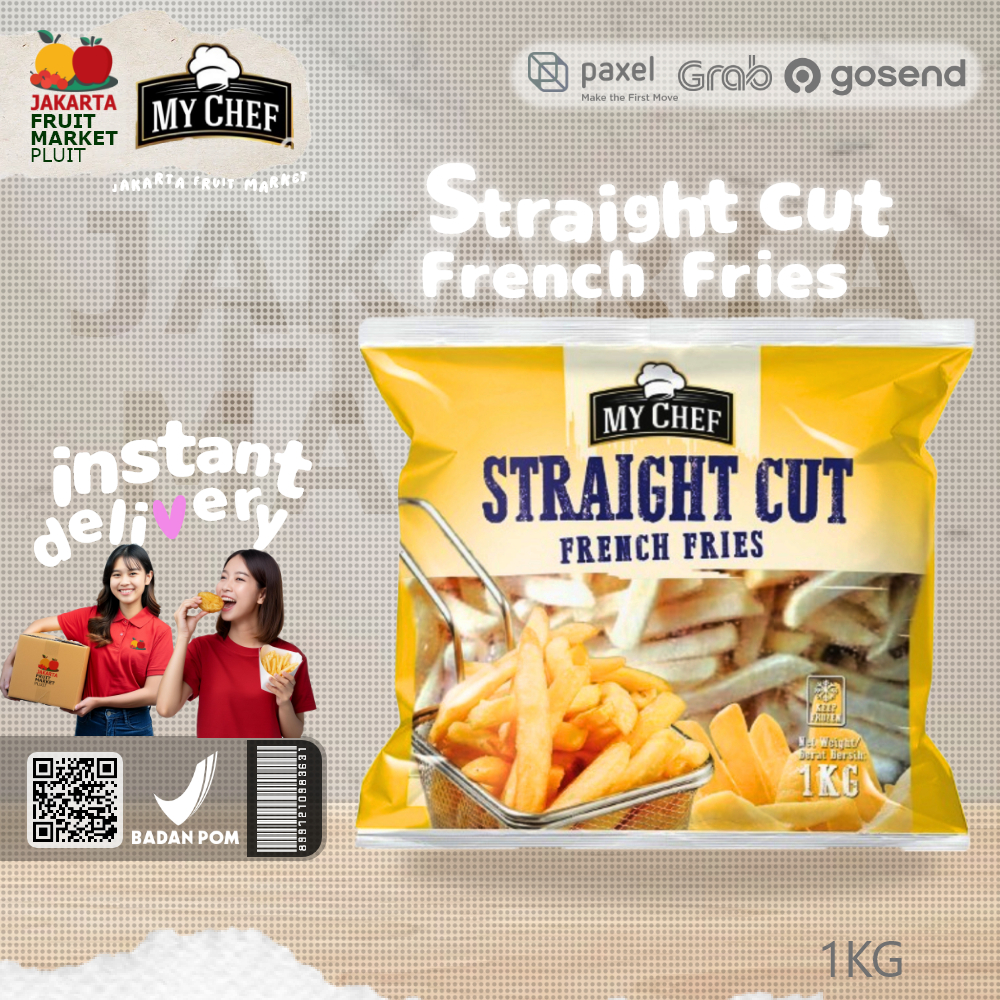 

MY CHEF FRENCH FRIES STRAIGHT CUT 1KG