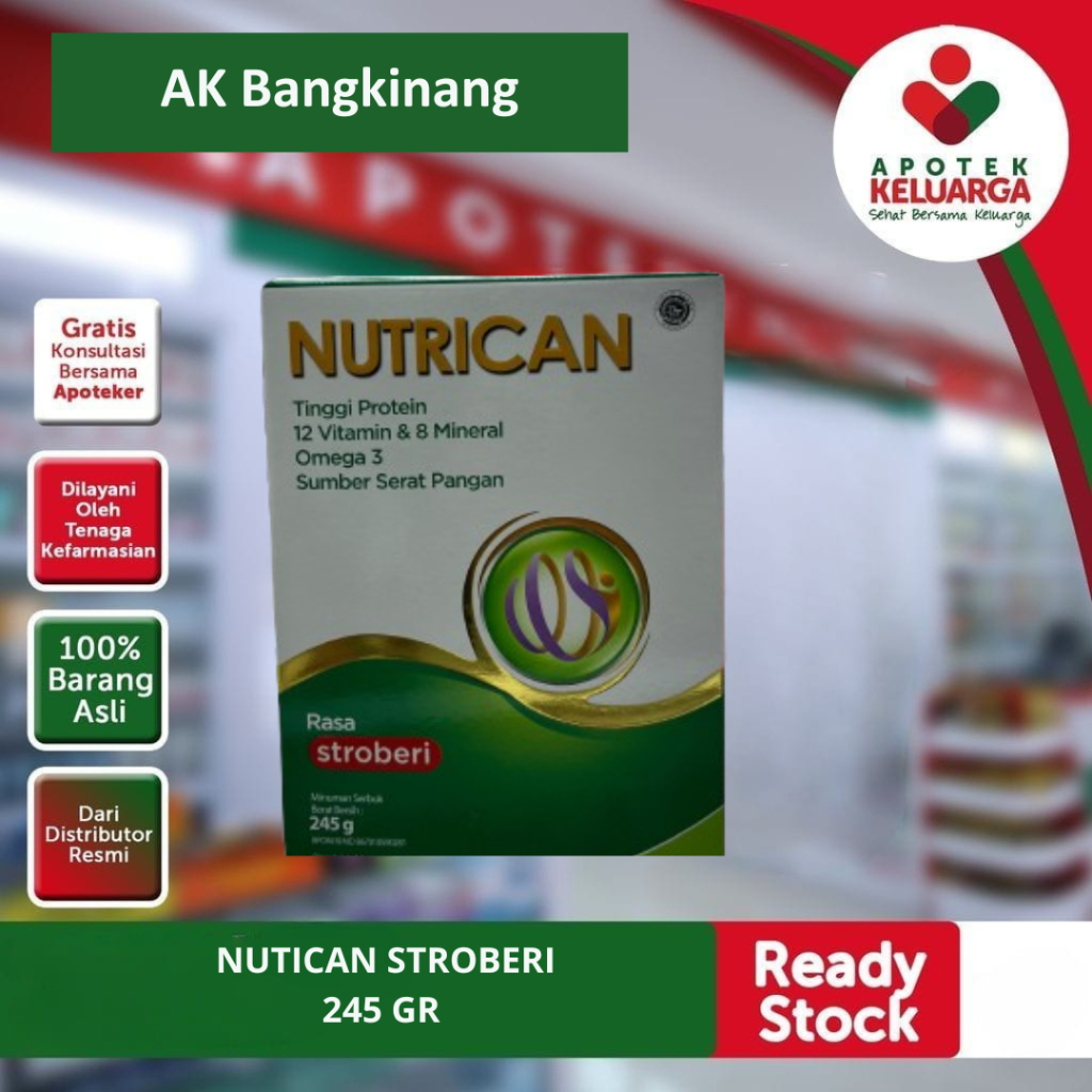 

KALBE SUSU NUTRICAN RASA STRAW 245 GR #PENAMBAHNAFSUMAKAN #NUTRISIPENDERITAKANKER