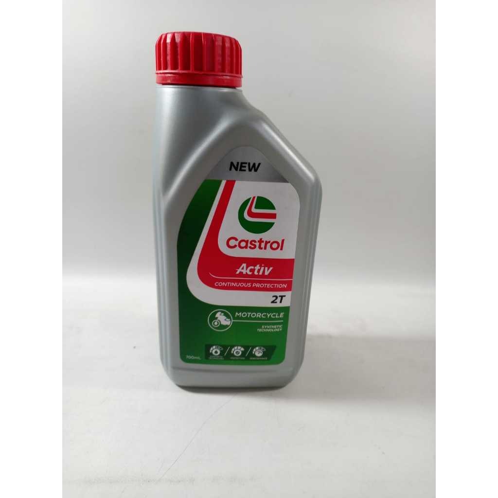 OLI CASTROL 2T OIL SAMPING CASTROL ACTIV 700ML OLI CASTROL 2 TAK 0.7 LITER