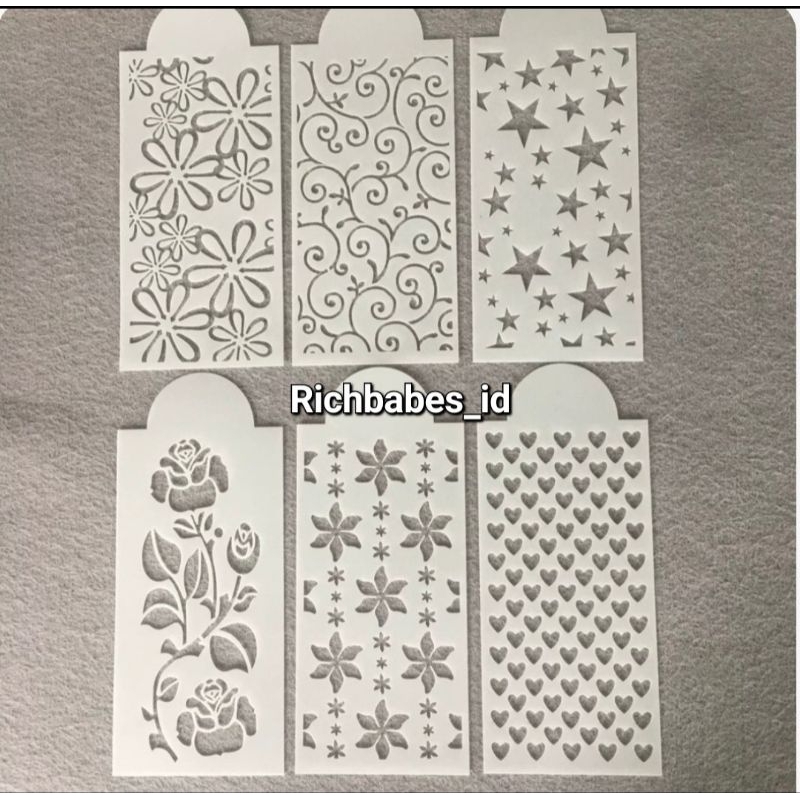 ￼￼Cake Stencils Lace Pattern Motif Batik Stensil Cake Dekorasi Stencil Kue Rose Cetakan Motif Love S