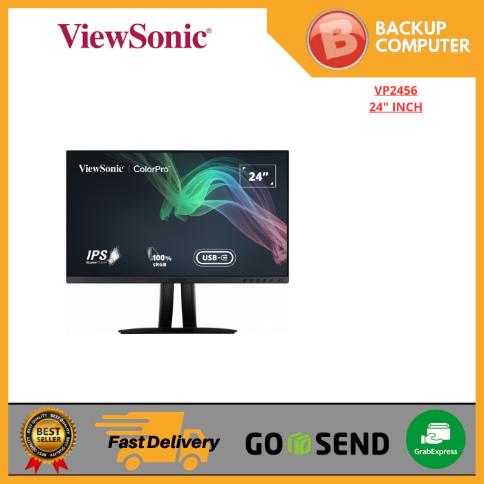 MONITOR VIEWSONIC 24" INCH VP2456 IPS FHD