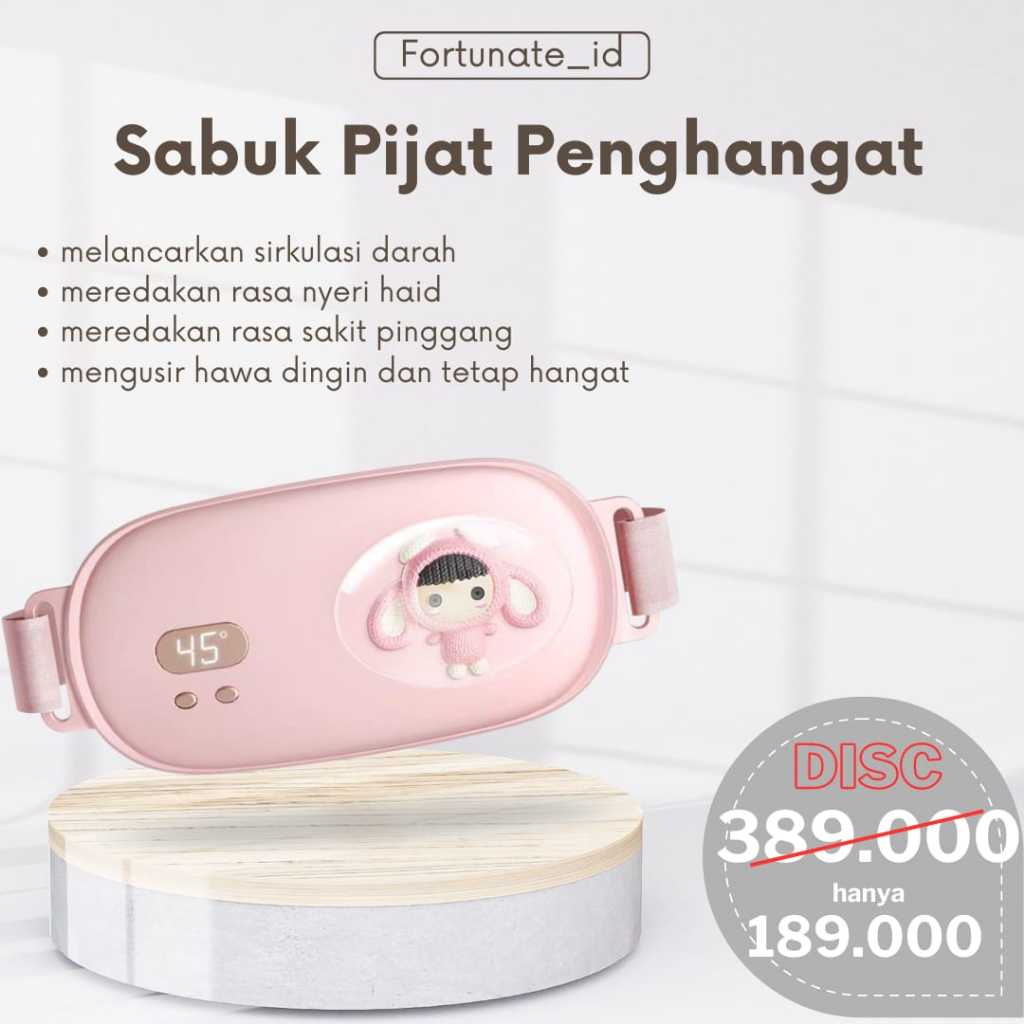 xiaomi Sabuk Penghangat Menstruasi Sabuk Pijat Penghangat Menstruasi Alat Kompres Hangat Portabel un