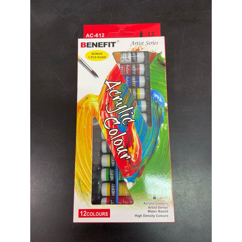 

Cat Acrylic Benefit 12 Warna