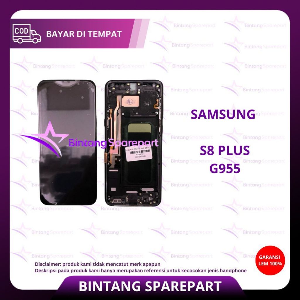 LCD TOUCHSCREEN SAMSUNG S8 PLUS / G955 ( PLUS FRAME )